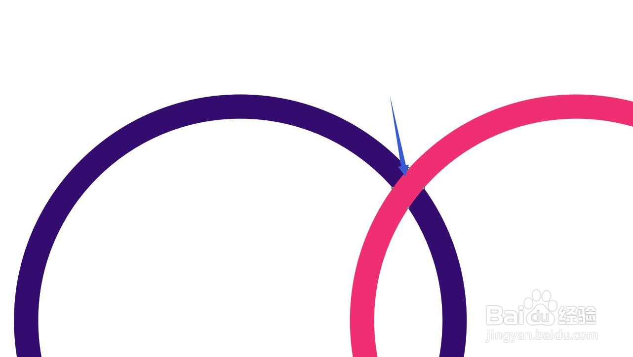 CorelDRAW软件怎么制作圆环套在一起的效果？