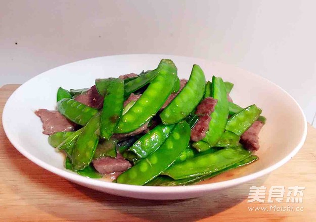 荷兰豆炒牛肉