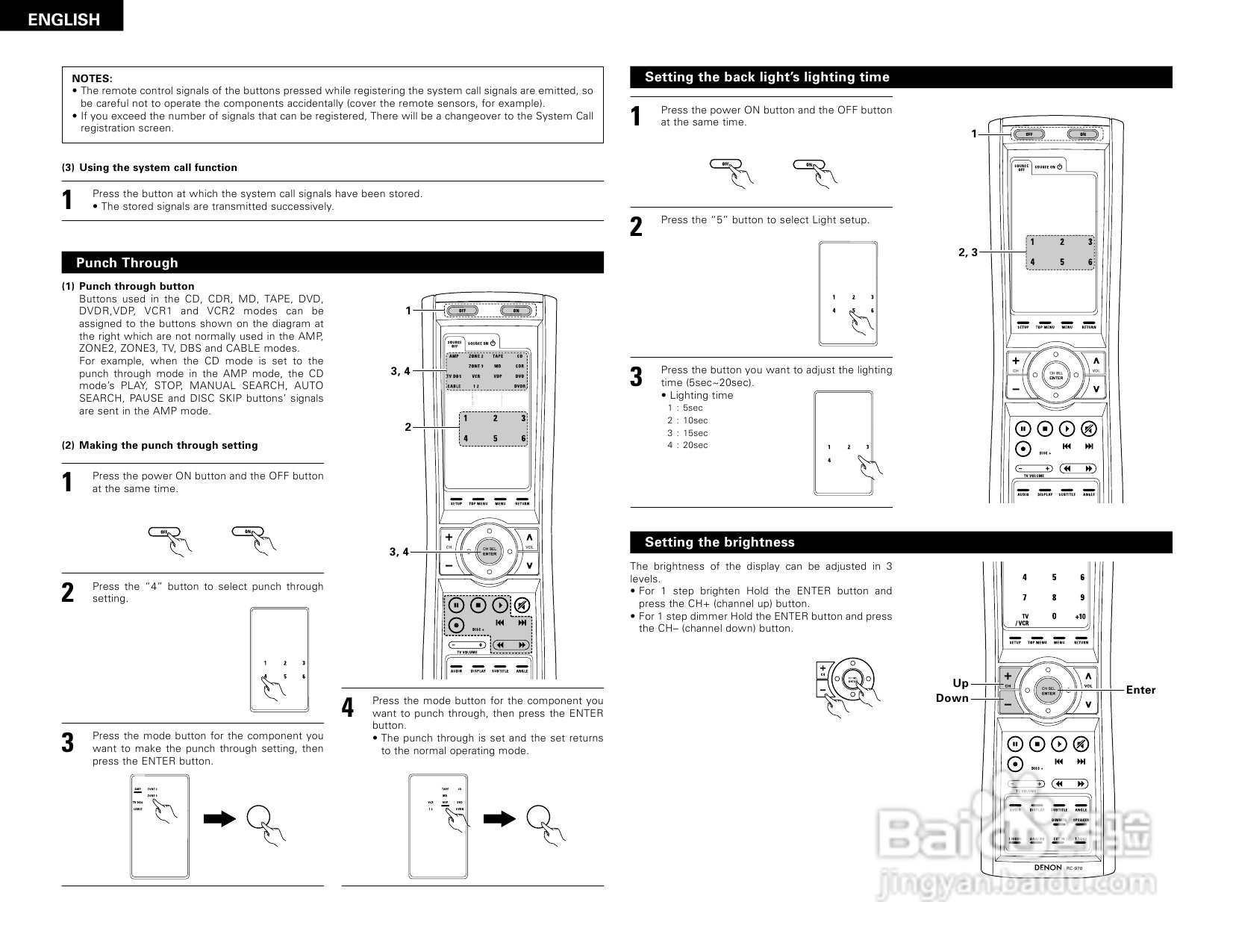 DENON AVR-3805收音环绕扩音机操作说明书:[2]