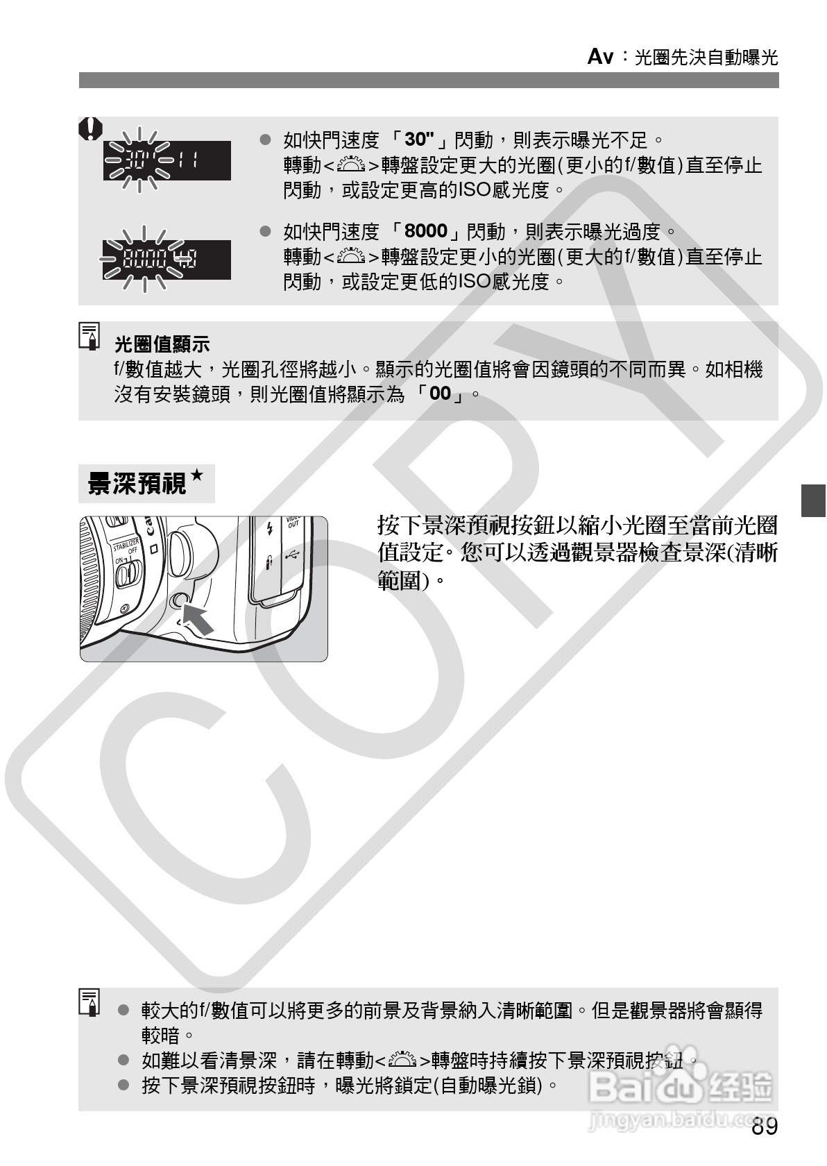 CANON EOS40D相机使用说明书:[9]