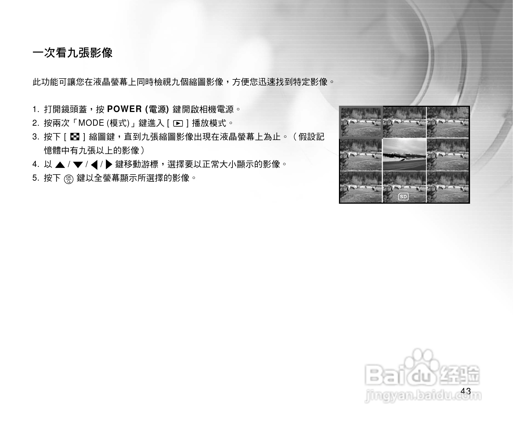 威达ViviCam 3815数码相机使用说明书:[5]