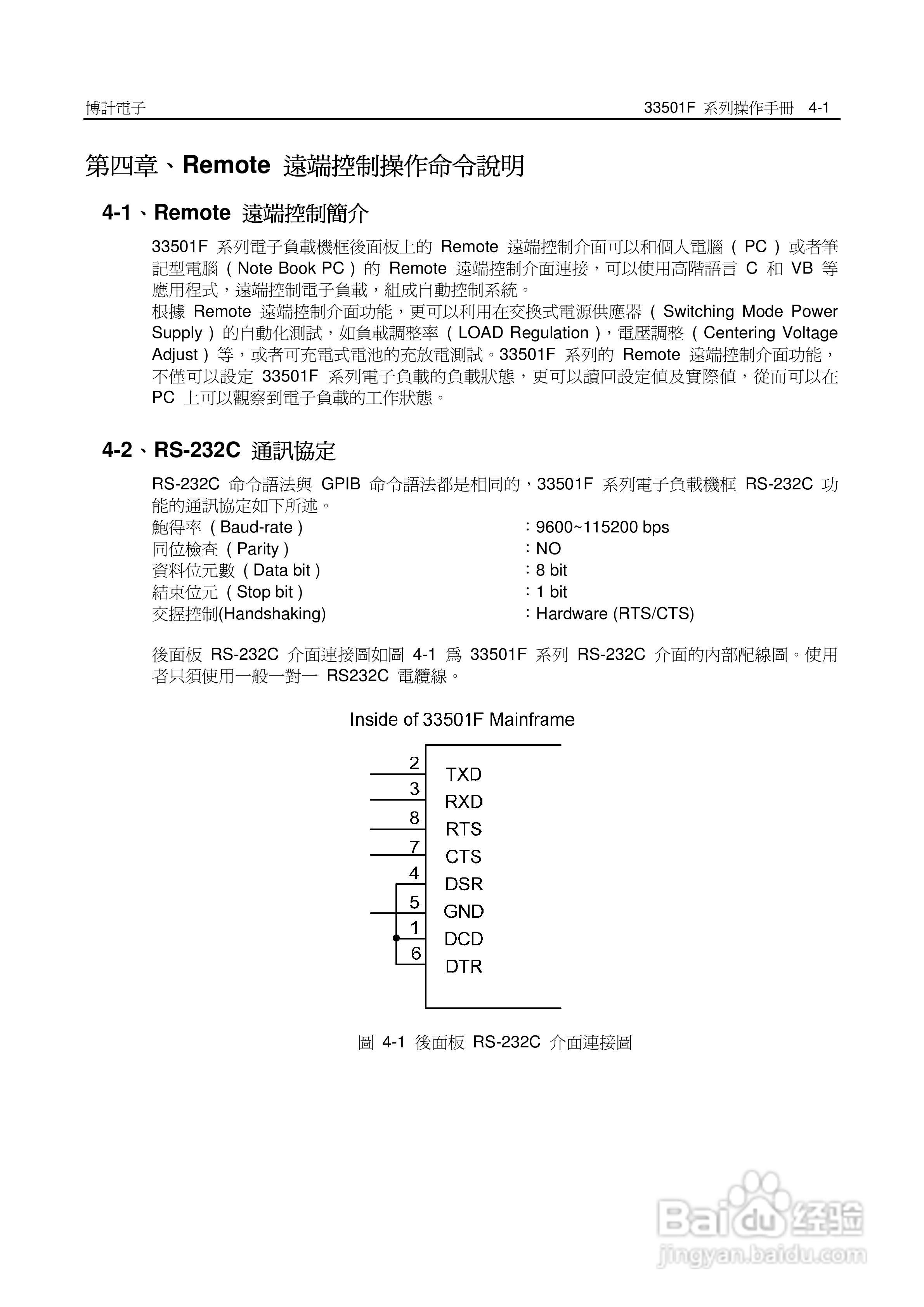 33542F高功率电子负载操作手册:[8]
