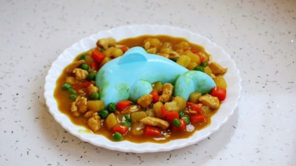 咖喱土豆鸡丁饭