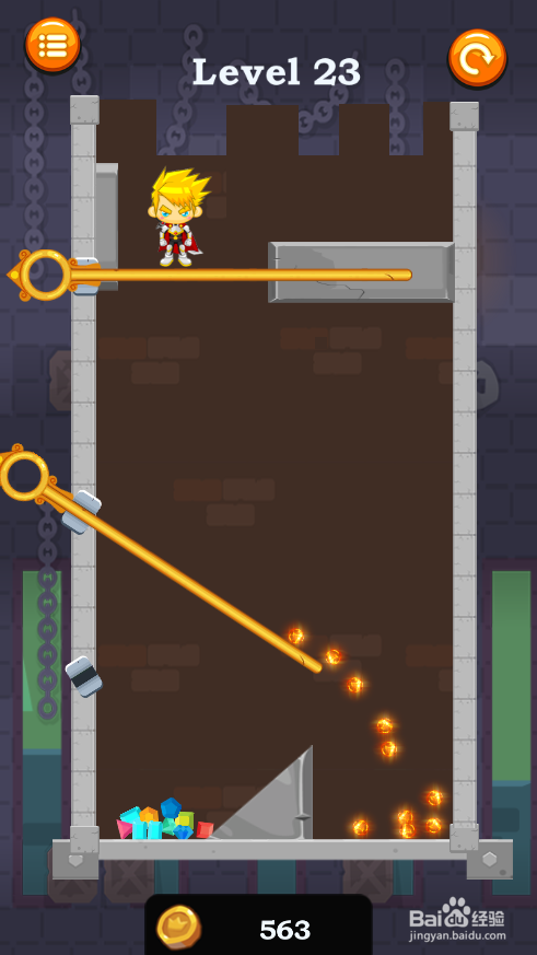 如何通过Caio Hero Rescue的Level 23？