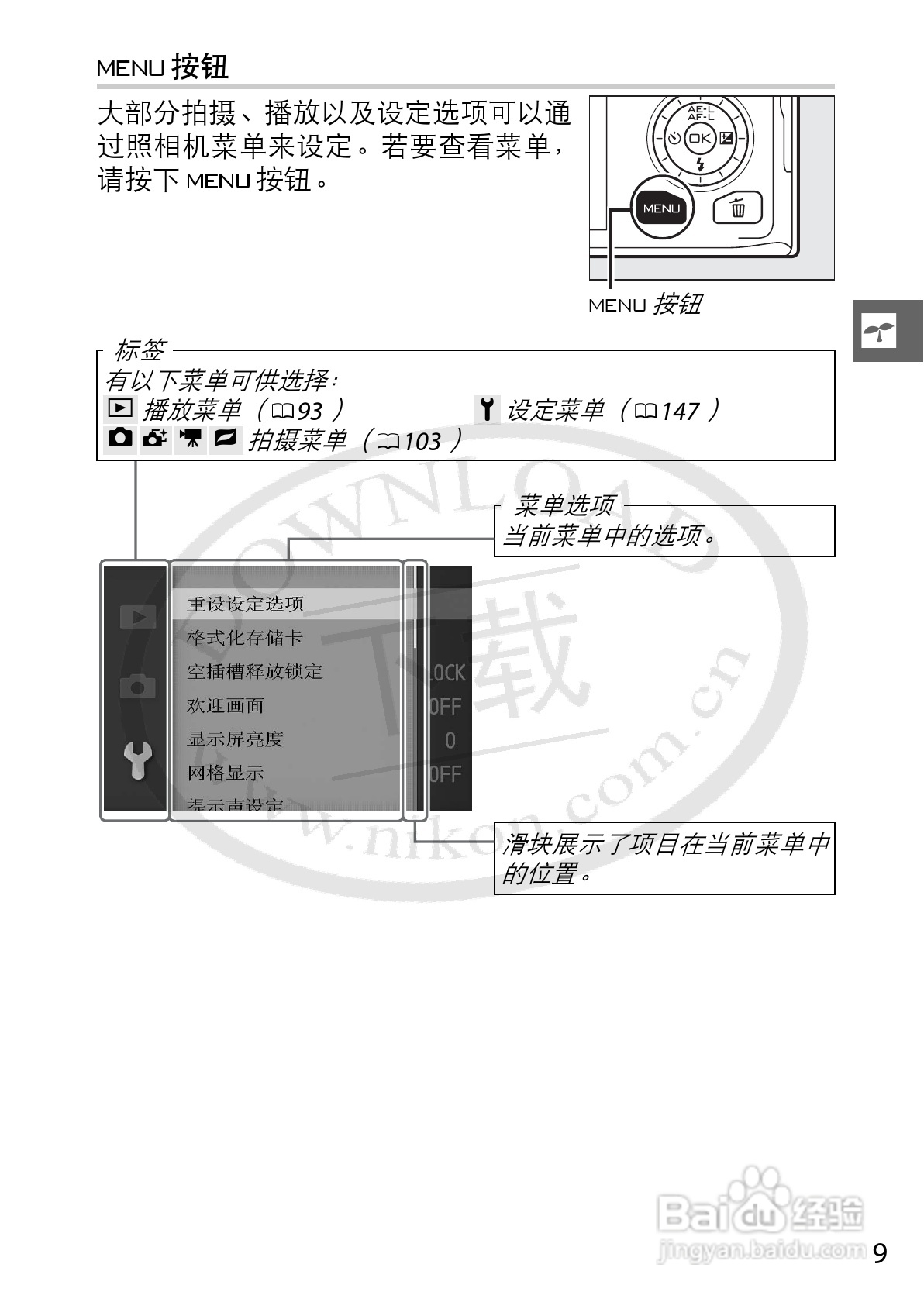 尼康Nikon 1 J1数码相机使用说明书:[3]
