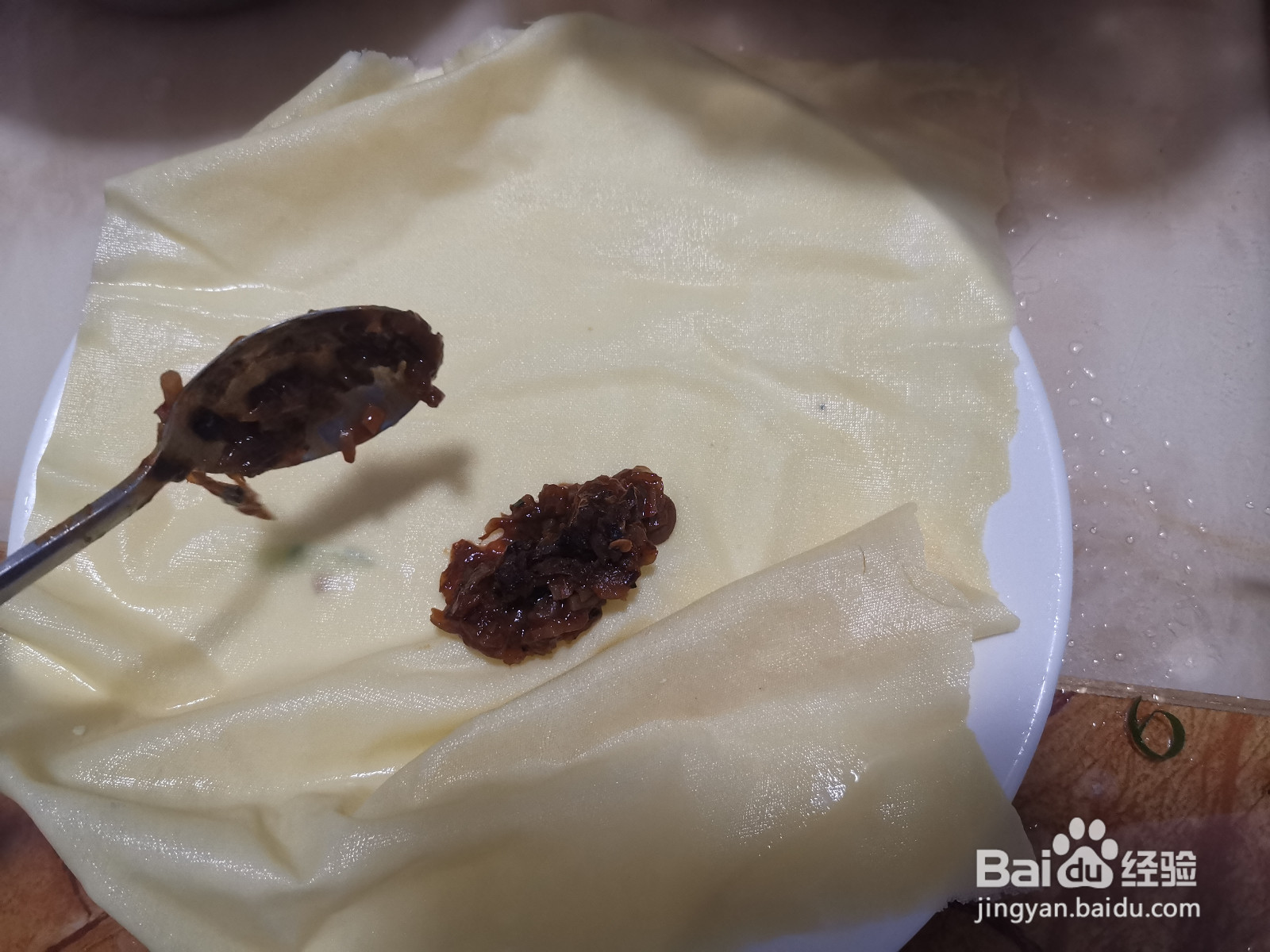 辣酱拌豆腐酱饭卷