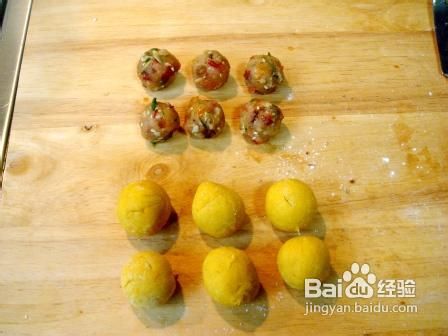 豆沙小葫芦五仁小倭瓜