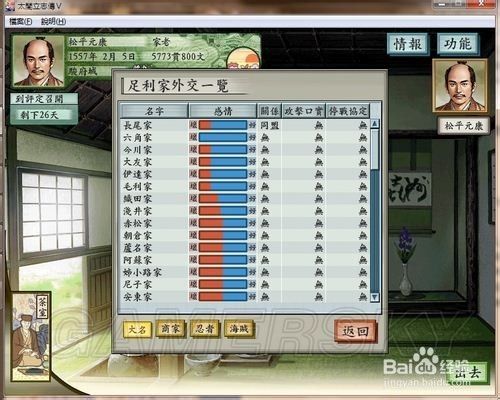 太阁立志传5如何用德川家康通关 百度经验