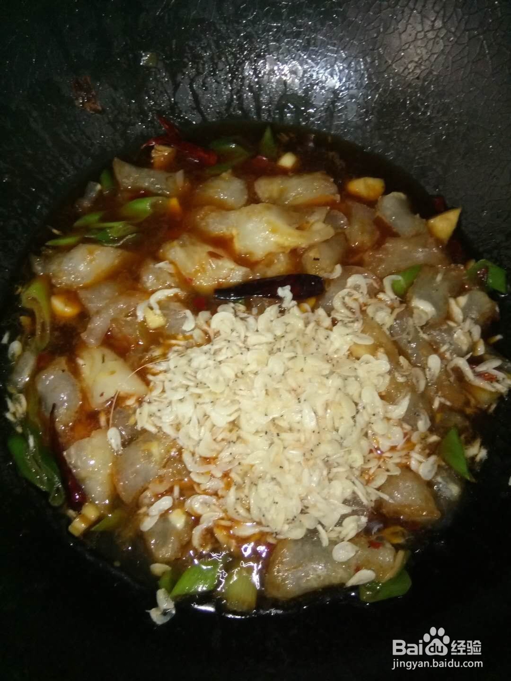 蹄筋虾皮的煮法