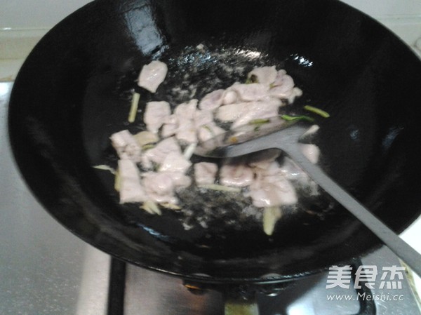 肉片芦笋的做法