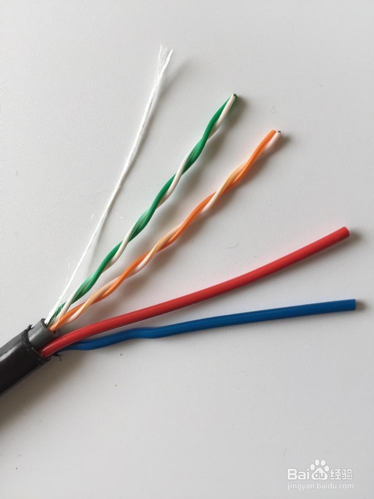 4十2监控线怎么接线