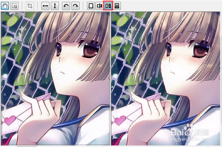 照片放大工具PhotoZoom分屏预览简单方便的对比