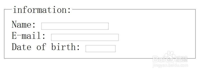 表单的几种表达形式