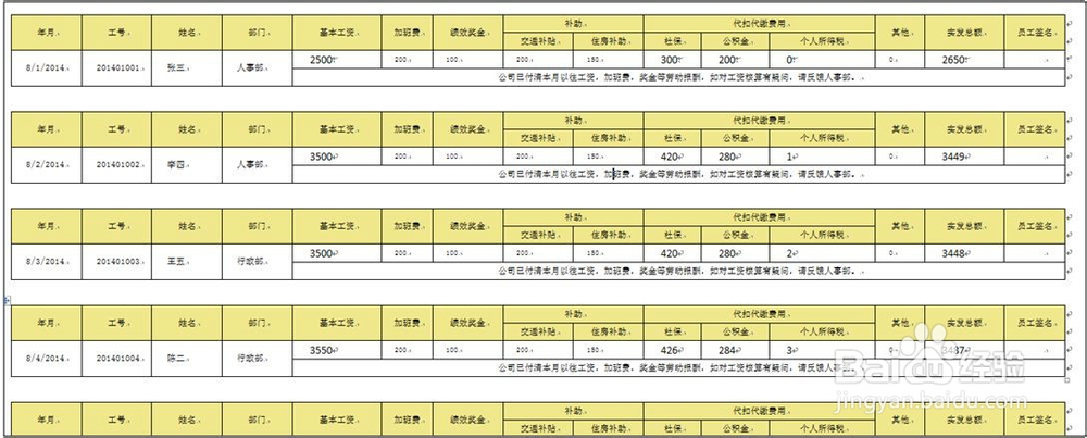 如何批量生成工资条