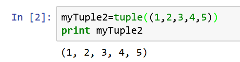 python学习2--元组