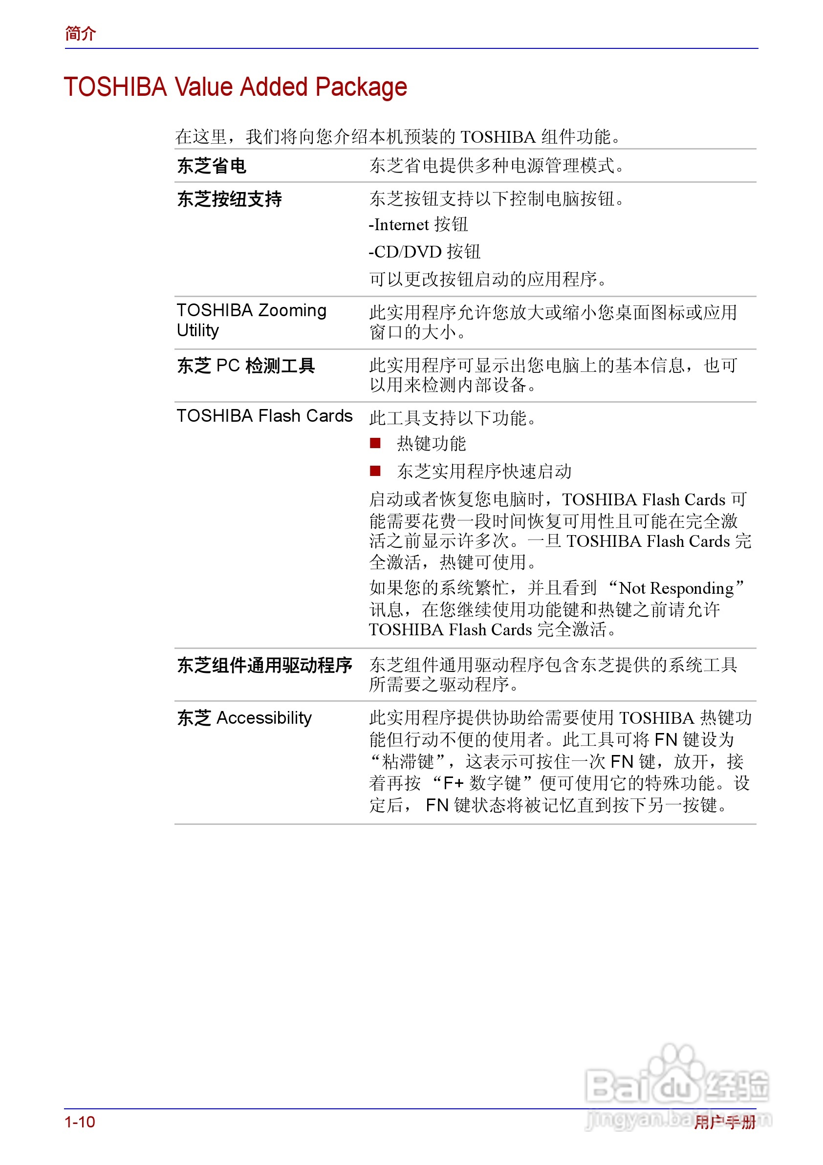 东芝Satellite A200笔记本电脑使用说明书:[5]