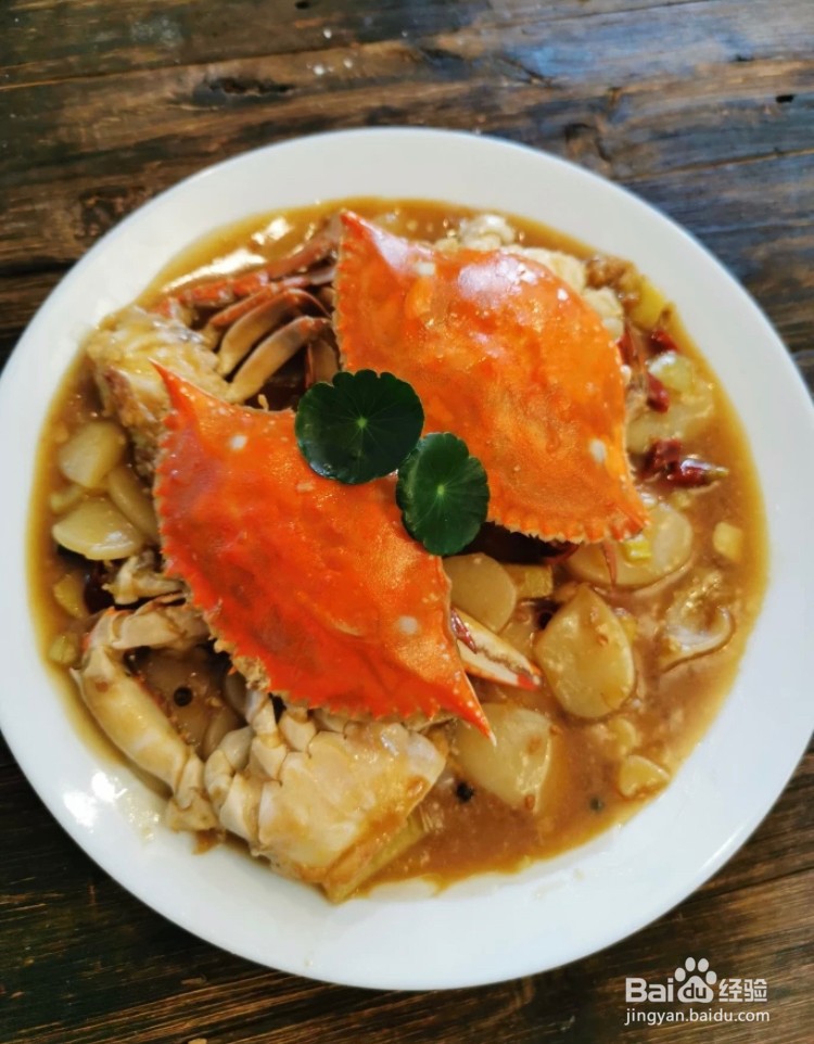 香辣年糕梭子蟹