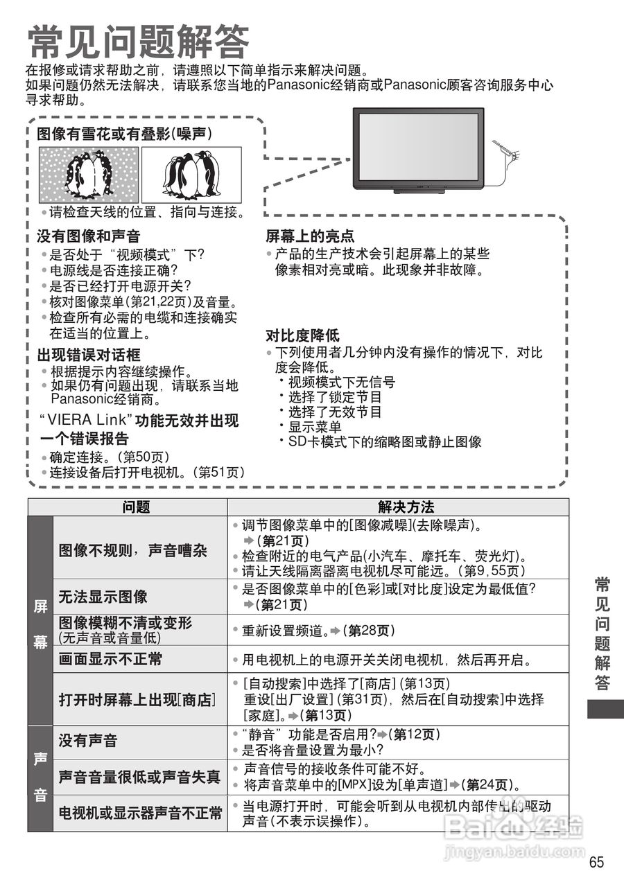 松下TH-P50C33C等离子彩电使用说明书:[7]