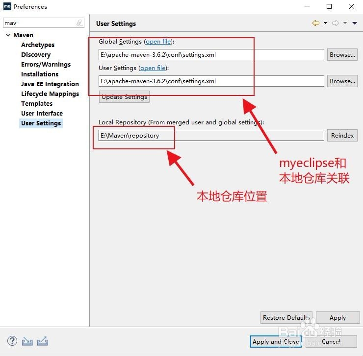 maven安裝和整合myeclipse