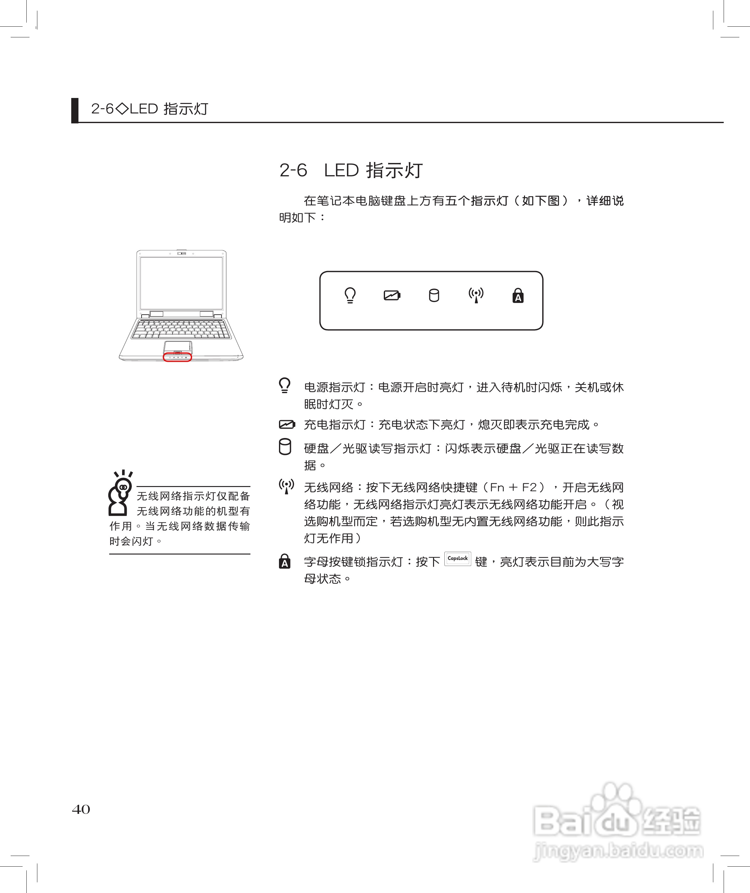华硕F6E笔记本电脑使用说明书:[4]