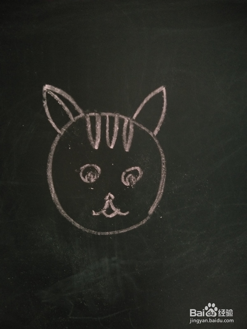 小花猫的简笔画法