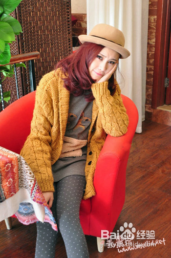 加绒毛衣厚外套怎样才能掩盖缺点修身效果更明显