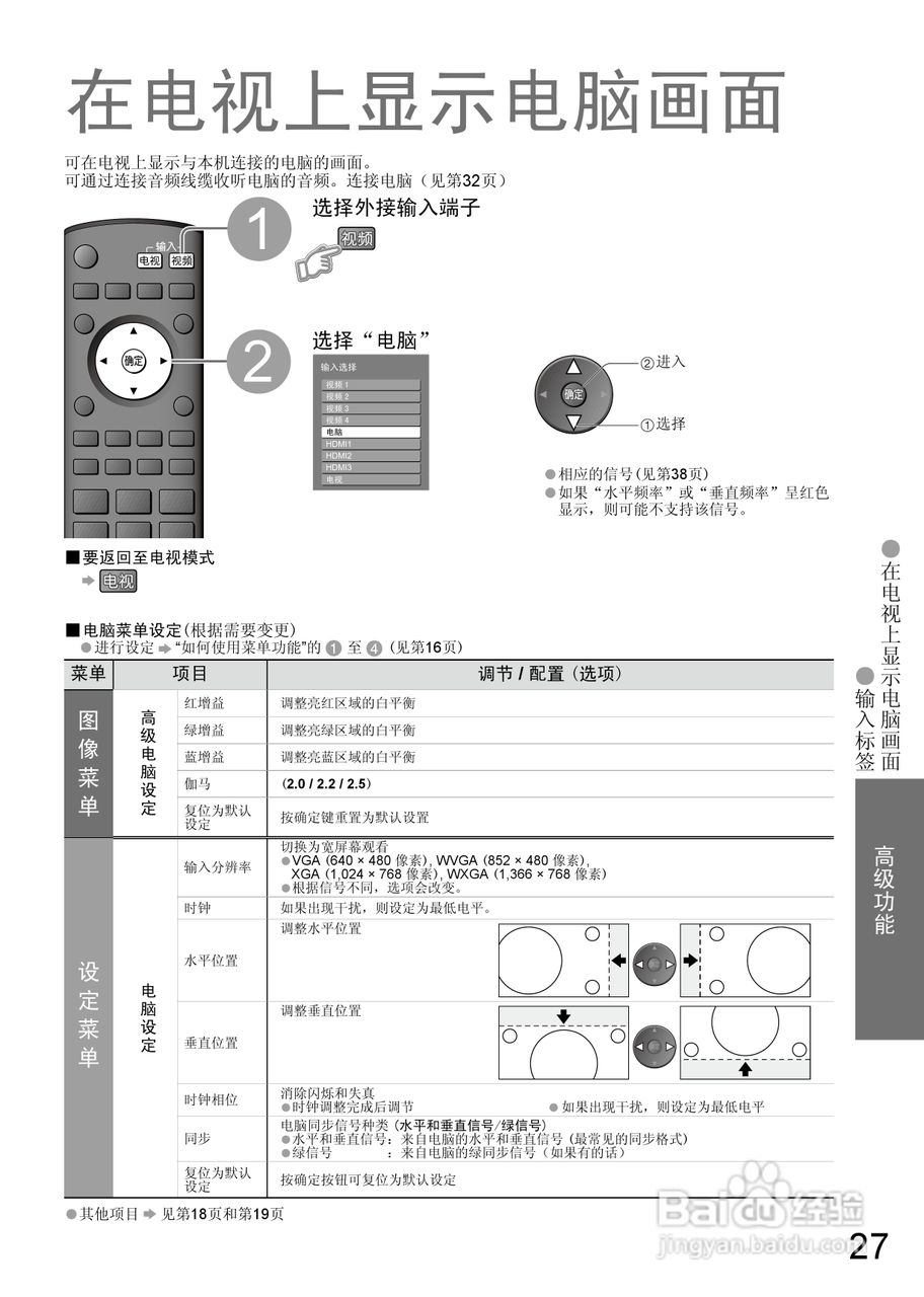 松下TC-37LZ800D液晶彩彩电使用说明书:[3]
