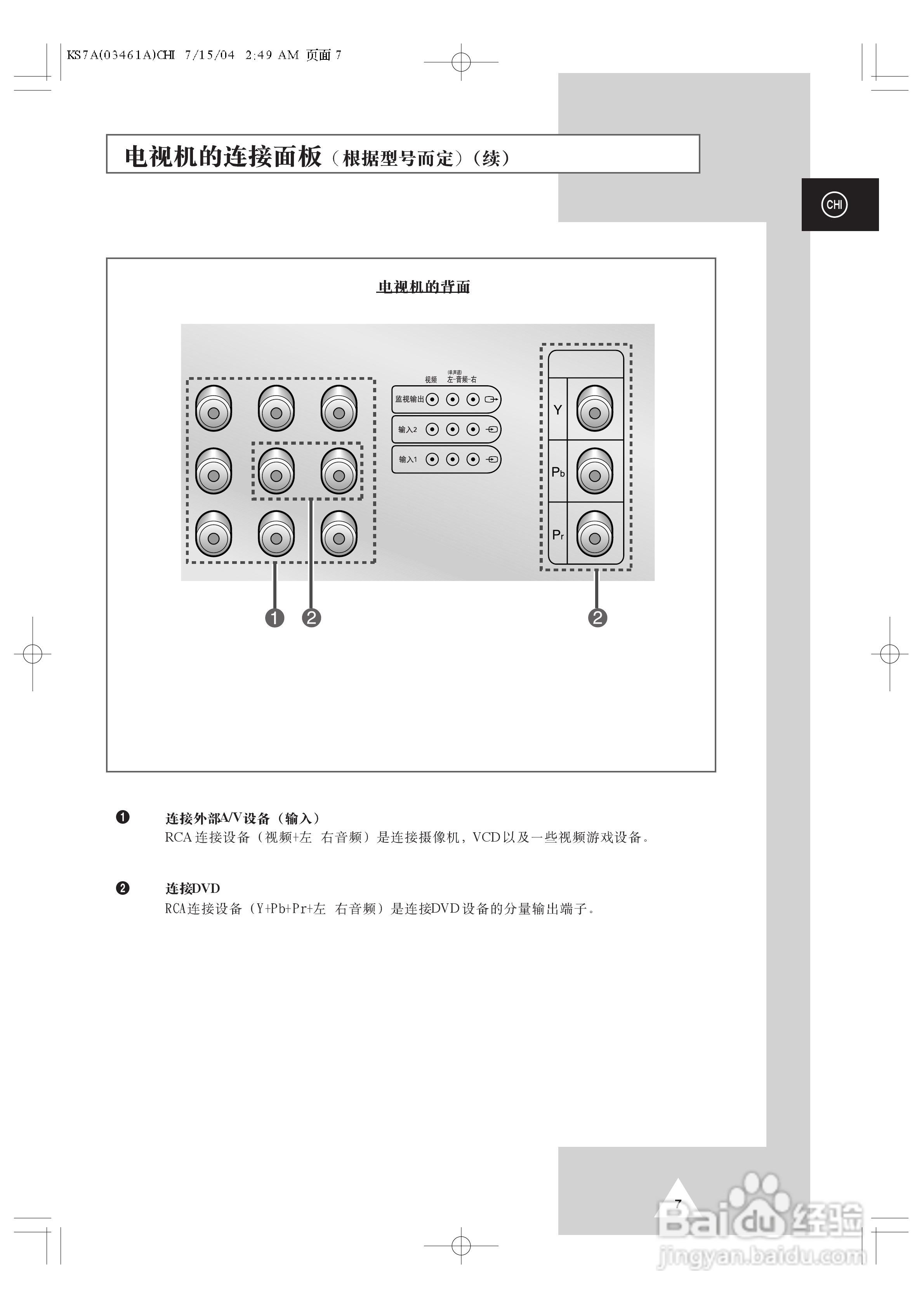三星CS-29M20W彩电使用说明书:[1]