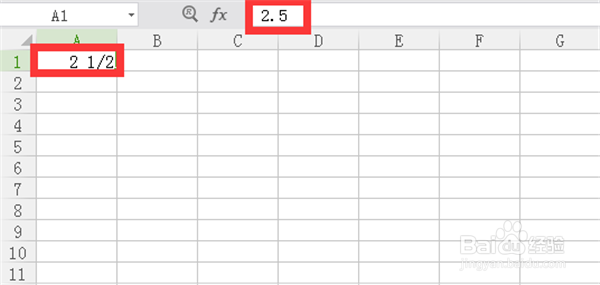 execl表格中怎么输入分数?