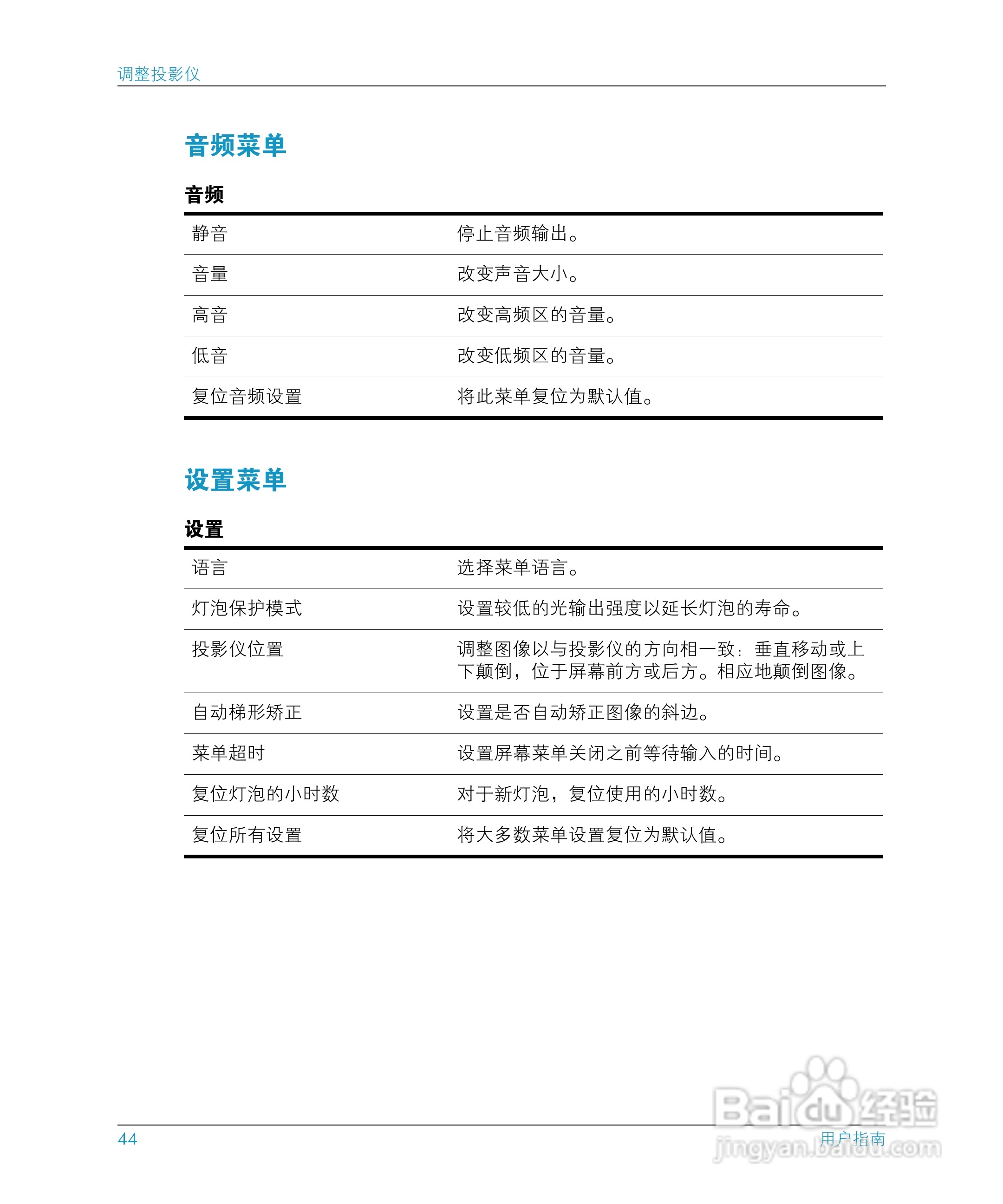 惠普(康柏) HP mp3130 Digital Projector投影机说明书:[5]
