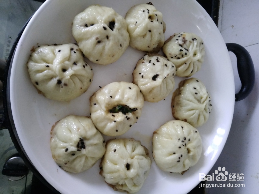 发面猪肉香菜包