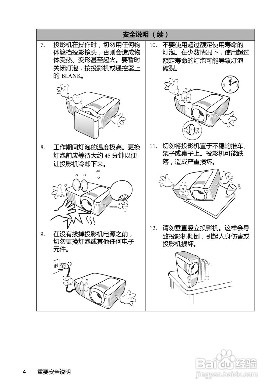明基MP526投影仪使用说明书:[1]