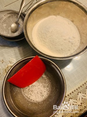 桂花松糕的做法