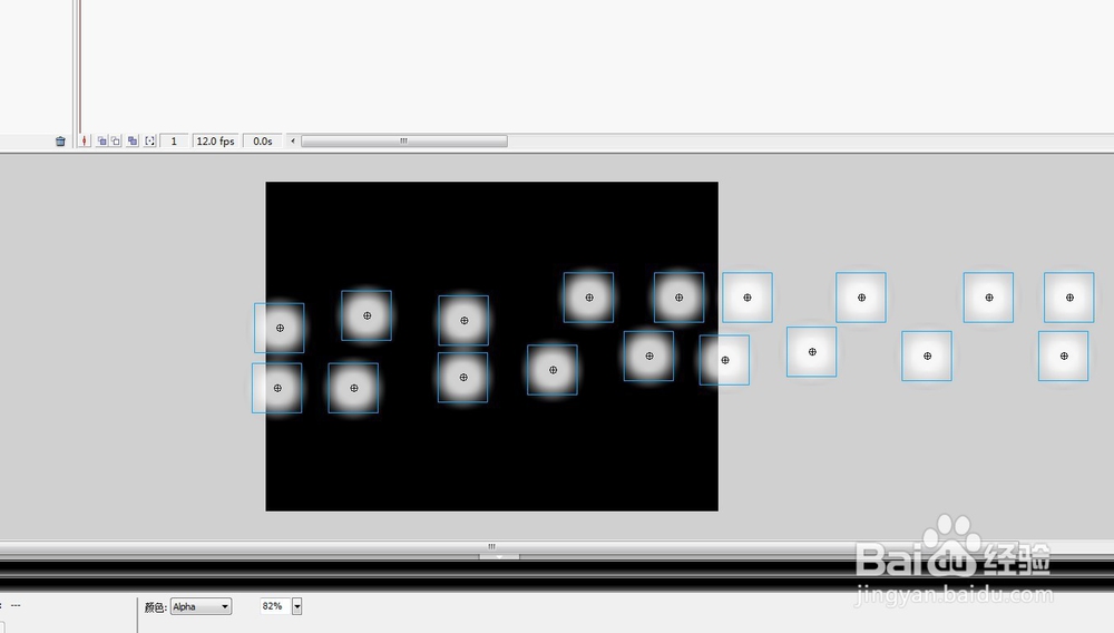 flash制作绘制雪花飞舞的场景