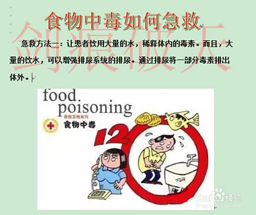 急救常识 食物中毒如何急救 食物中毒急救方法 百度经验