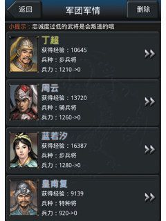 三国时代武将心得