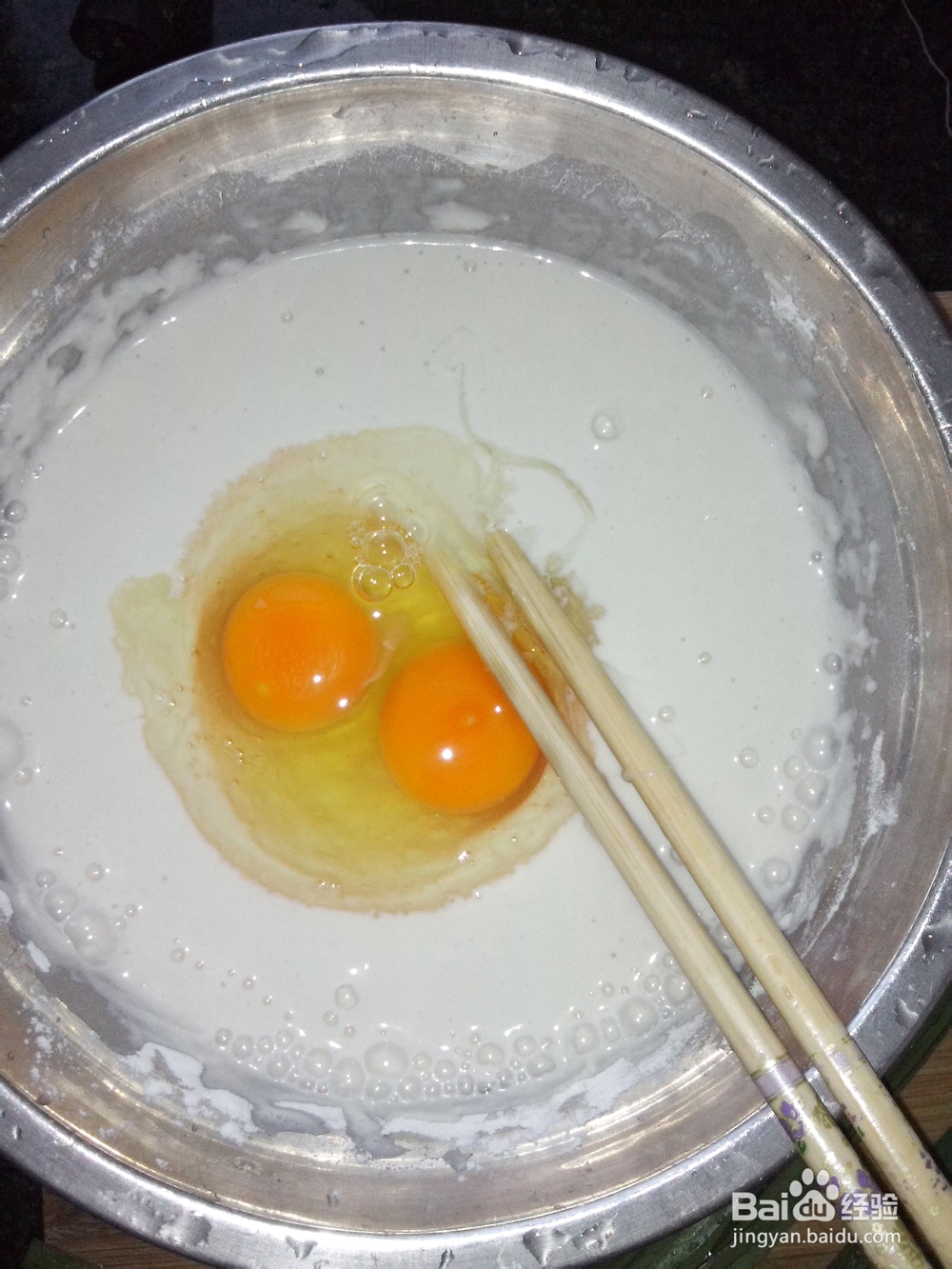 春天养肝韭菜鸡蛋煎饼的做法