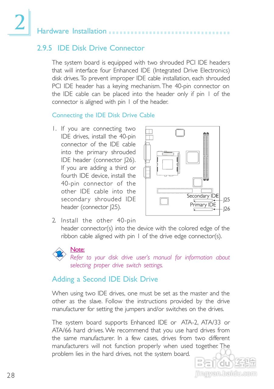 友通CW27-EA型主板说明书:[3]