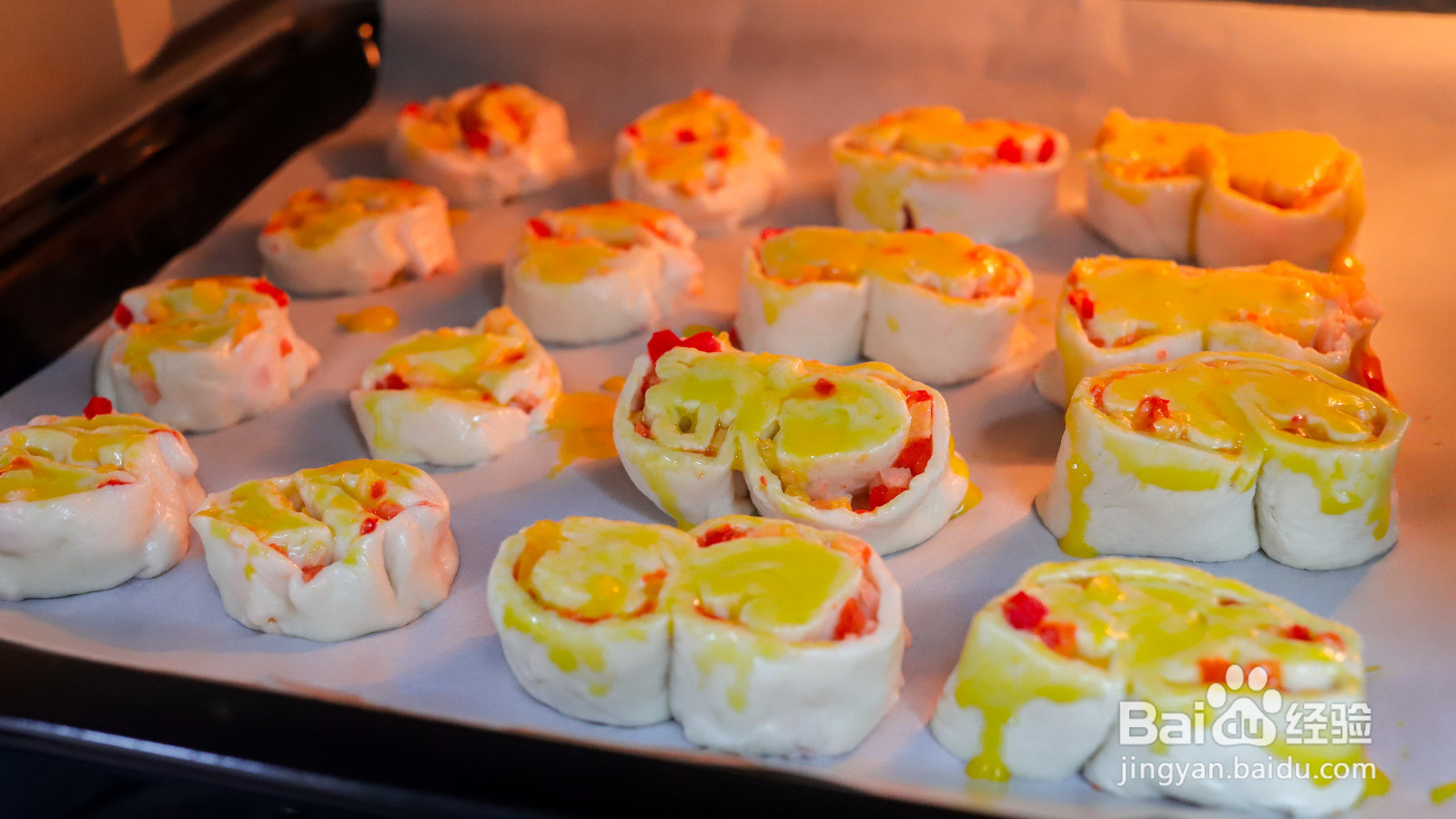 鲜虾酥皮卷的做法