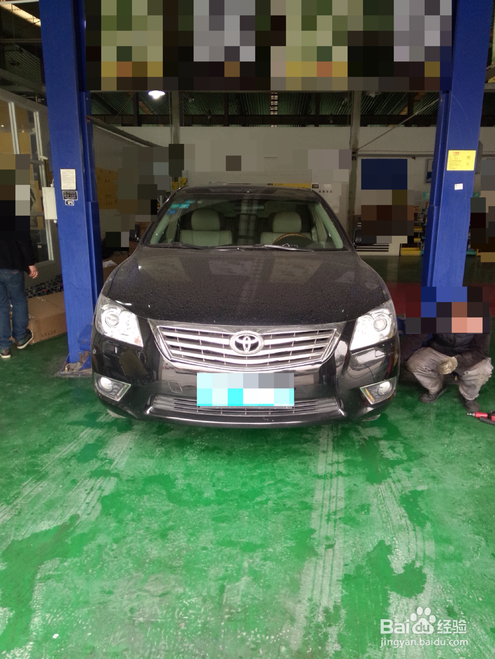 换刹车片的全程拍摄