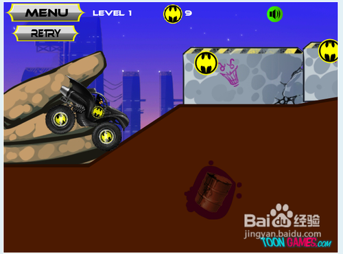 蝙蝠侠越野车2攻略