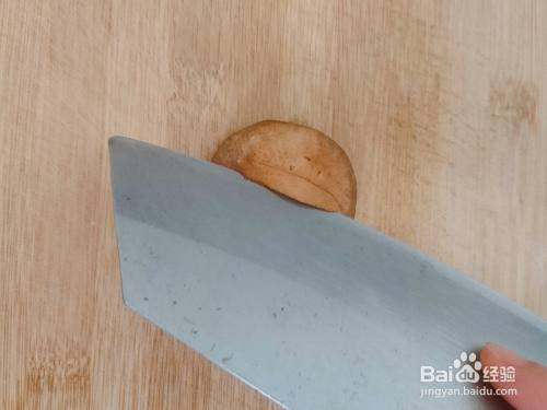 香菇十字刀花怎么切