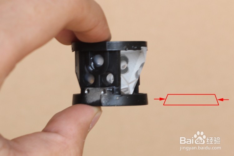 屋脊结构双筒望远镜拆解图望远镜结构图