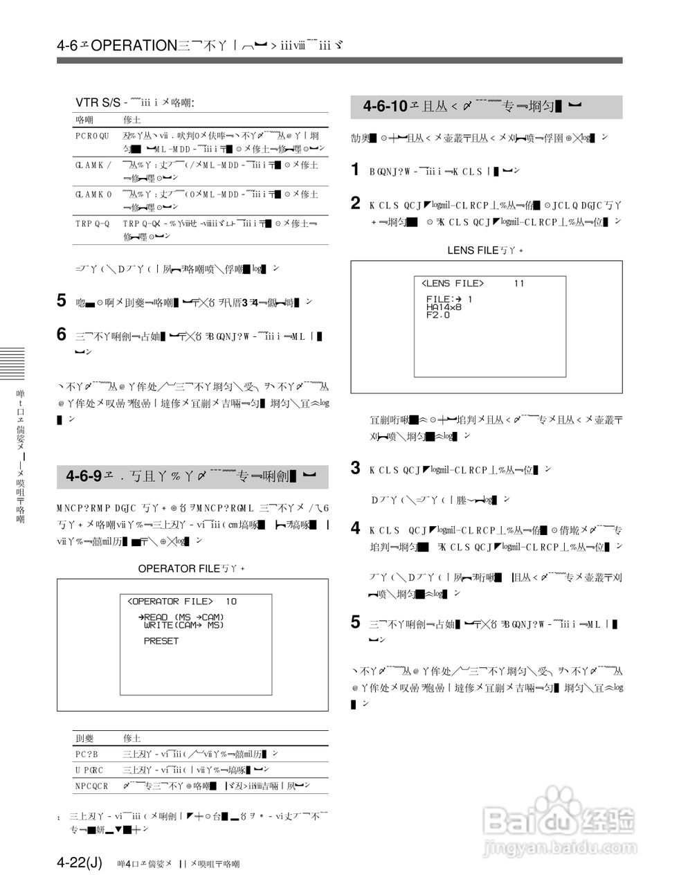 SONY HDC-F950高清摄像机说明书:[6]