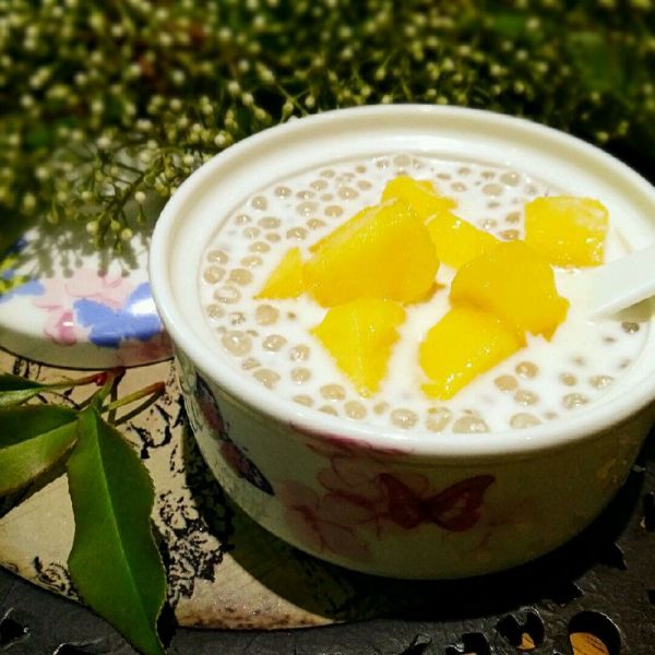 芒果椰奶西米露