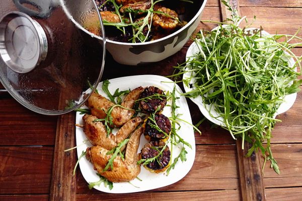 黑椒玉米烧鸡翅