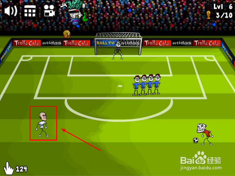 “史上最贱小游戏之足球”攻略