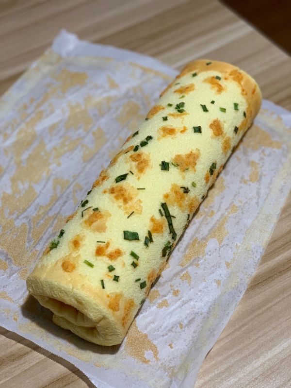 葱香肉松蛋糕卷