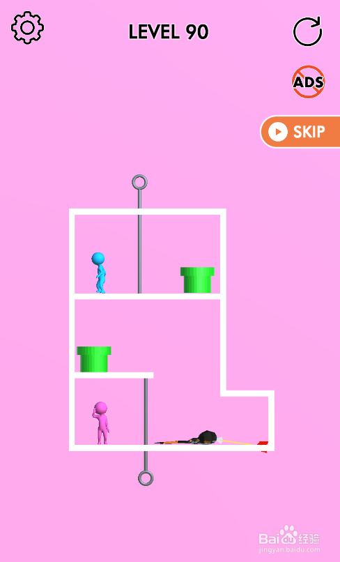 怎样通过Pink Blue Together的LEVEL 90