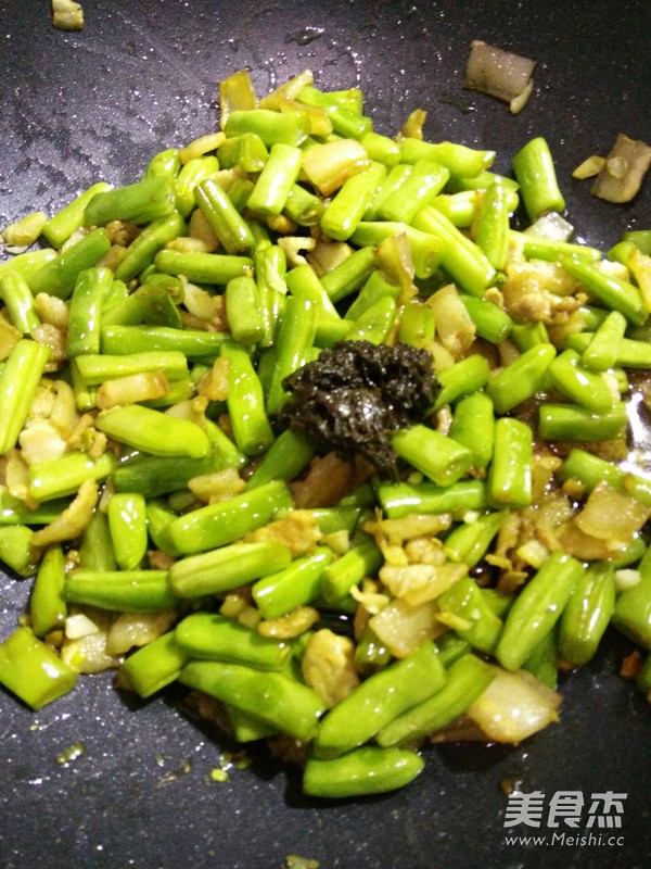 肉末榄菜四季豆